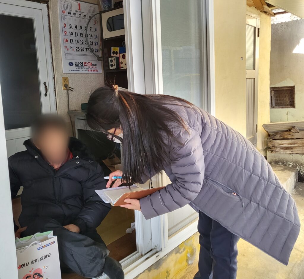 경남 창녕군 길곡면, 복지사각지대 위기가구 방문