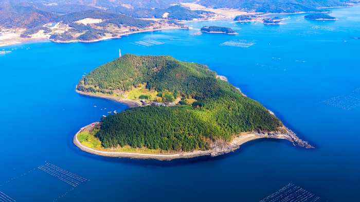 경남 고성군 하일면 「자란도(島)」에 새로운 뱃길 열리다