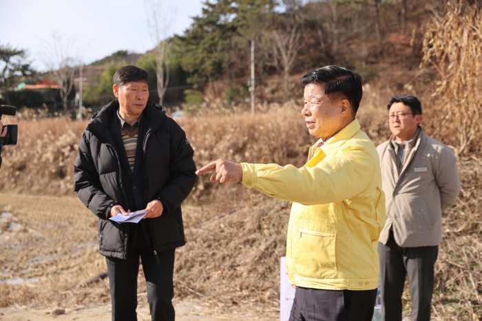 ［동정］이상근 고성군수, 파크골프장 조성사업 현장 점검