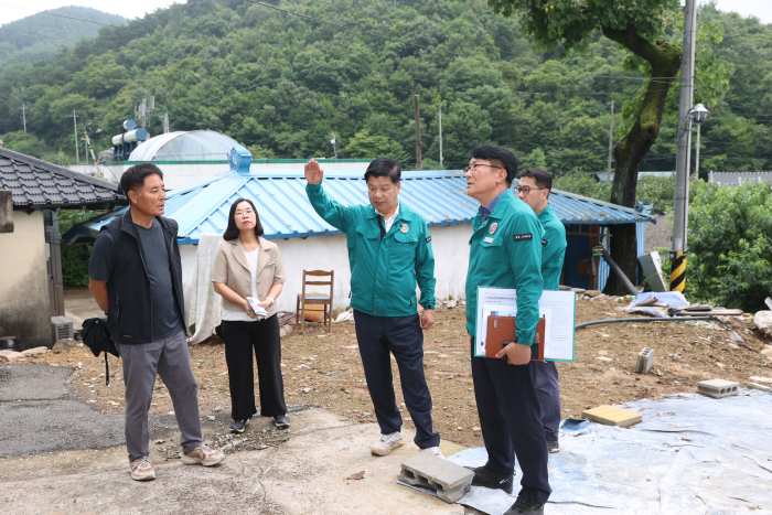 ［동정］이상근 고성군수, 풍수해 재난 대비 산사태취약지역 및 사방지 현장 점검