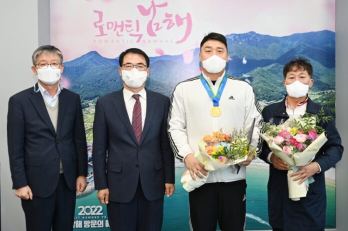 남해군청 복싱선수단「김도현 선수」, 전국체육대회 금메달!