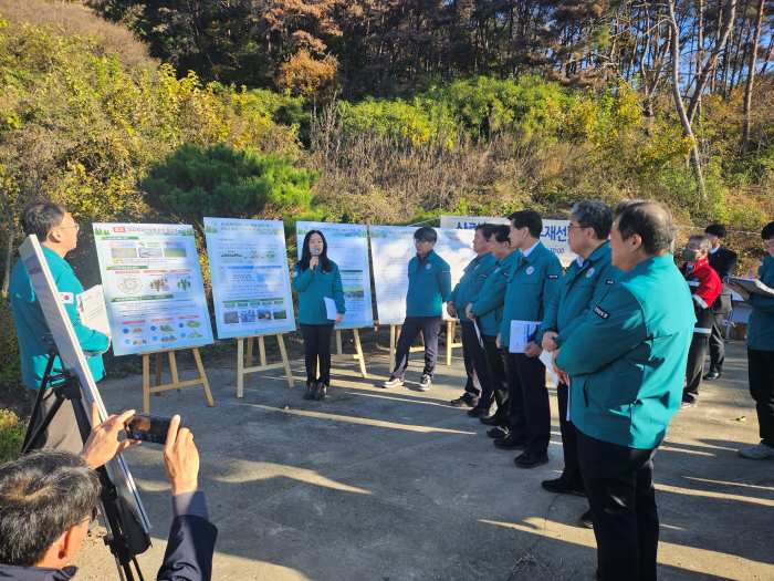 경남 밀양시, 산림청, 경남도와 소나무재선충병 피해지 합동 점검