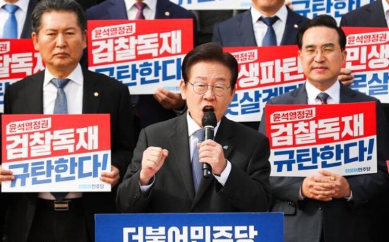 尹 정부「융단폭격」이 野「구심력」키웠다… 비명계도 이재명 옹호