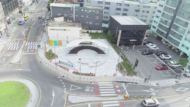 경남 밀양시, 가곡동 가로변 휴식 공간(쌈지공원) 조성 완료