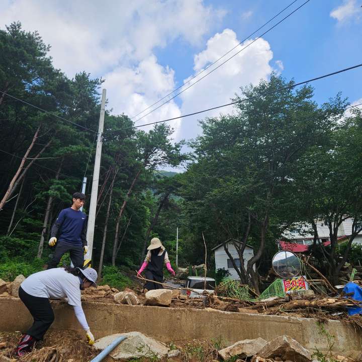 경남 고성지역자활센터『행복한 가게』, 산청지역 수해 극복 온정의 손길 나눠