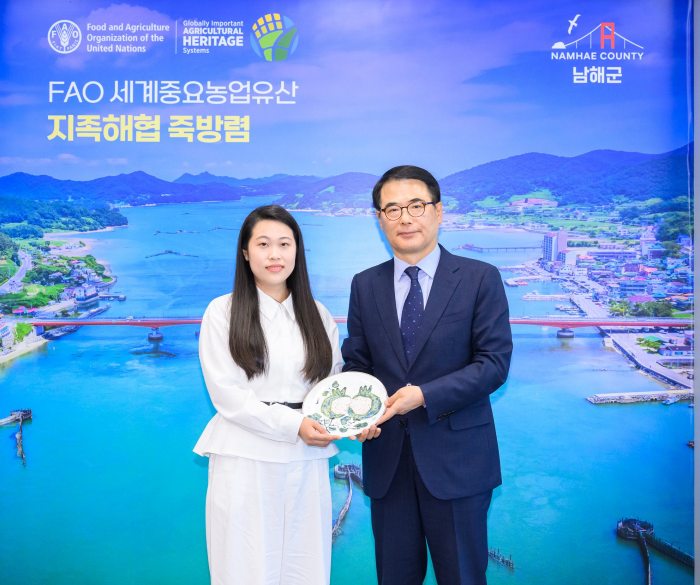 중국 자매결연도시 공무원,「남해군 파견근무」시작
