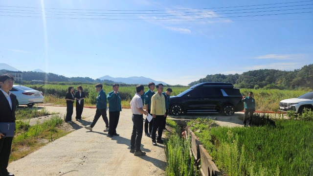 한국농어촌공사-사천지사,「폭염·가뭄 대비 사천시와 합동 현장 점검 및 대책」마련