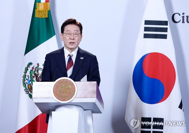 李대통령『멕시코와 원유·공급망 협력채널출범…무역협정 긴요』