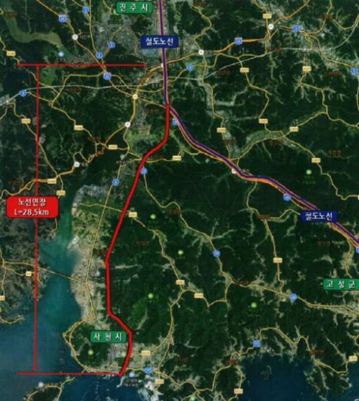 경남도의회 「사천 우주항공선」 국가철도망 반영 건의안 발의