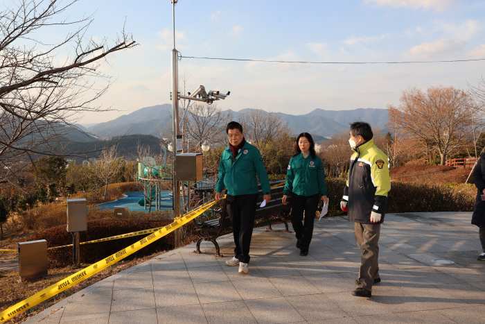 ［동정］이상근 고성군수, 2025 안전한 해맞이 행사를 위한 현장점검 실시