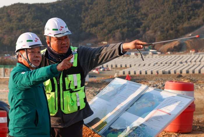 이상근 고성군수, 2025년 새해 힘찬 출발을 위해 경남 1호 기회발전특구 양촌·용정 일반산단 현장 방문