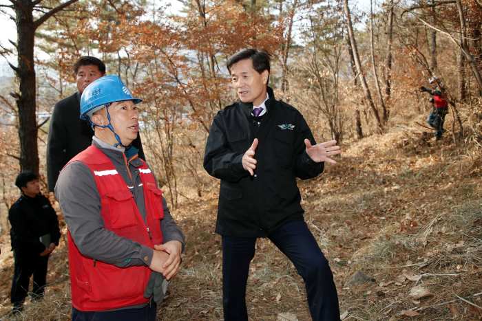 ［동정］안병구 밀양시장, 소나무재선충병 방제사업장 현장 점검