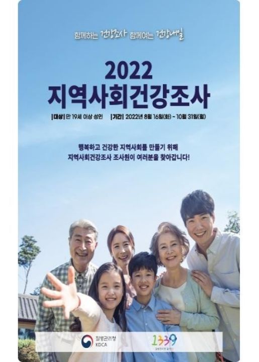 사천시, 2022년 지역사회 건강조사 실시