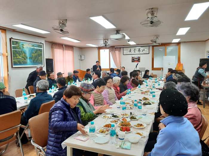 경남 남해군 「삼동면 동천교회」, 「사랑의 이웃나눔 봉사」