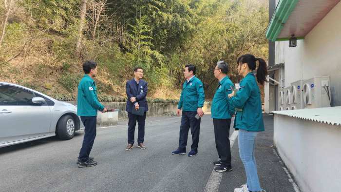 경남 밀양시, 산불 취약지 긴급 점검 나서