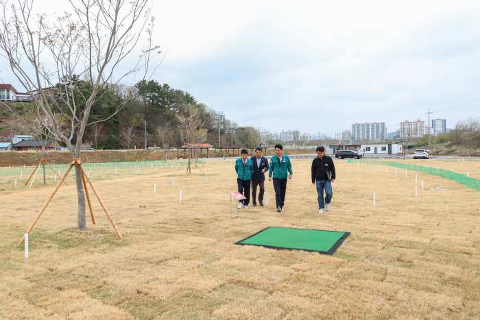 ［동정］이상근 고성군수, 고성파크골프장 개장 전 현장 점검