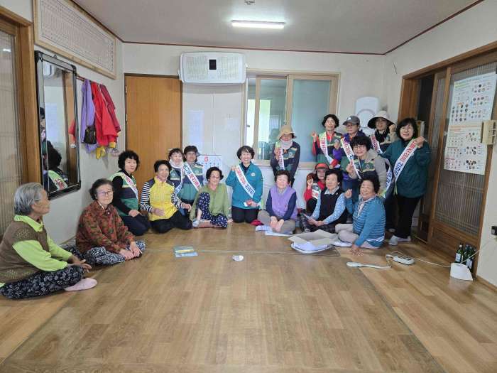 경남 밀양시 청도면 여성민방위기동대 산불예방 활동 실시