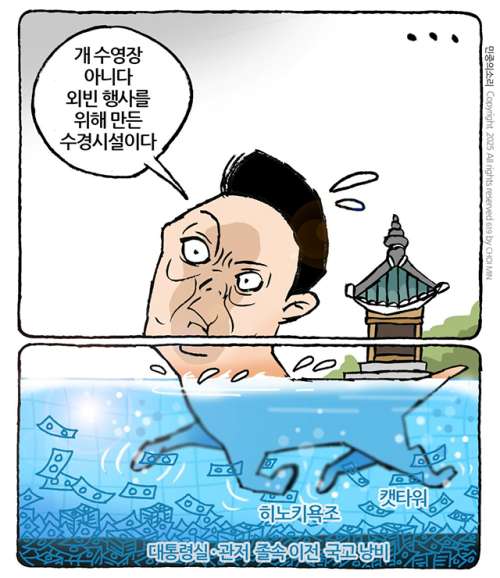 민중의 소리,「진짜 개 수영장?」