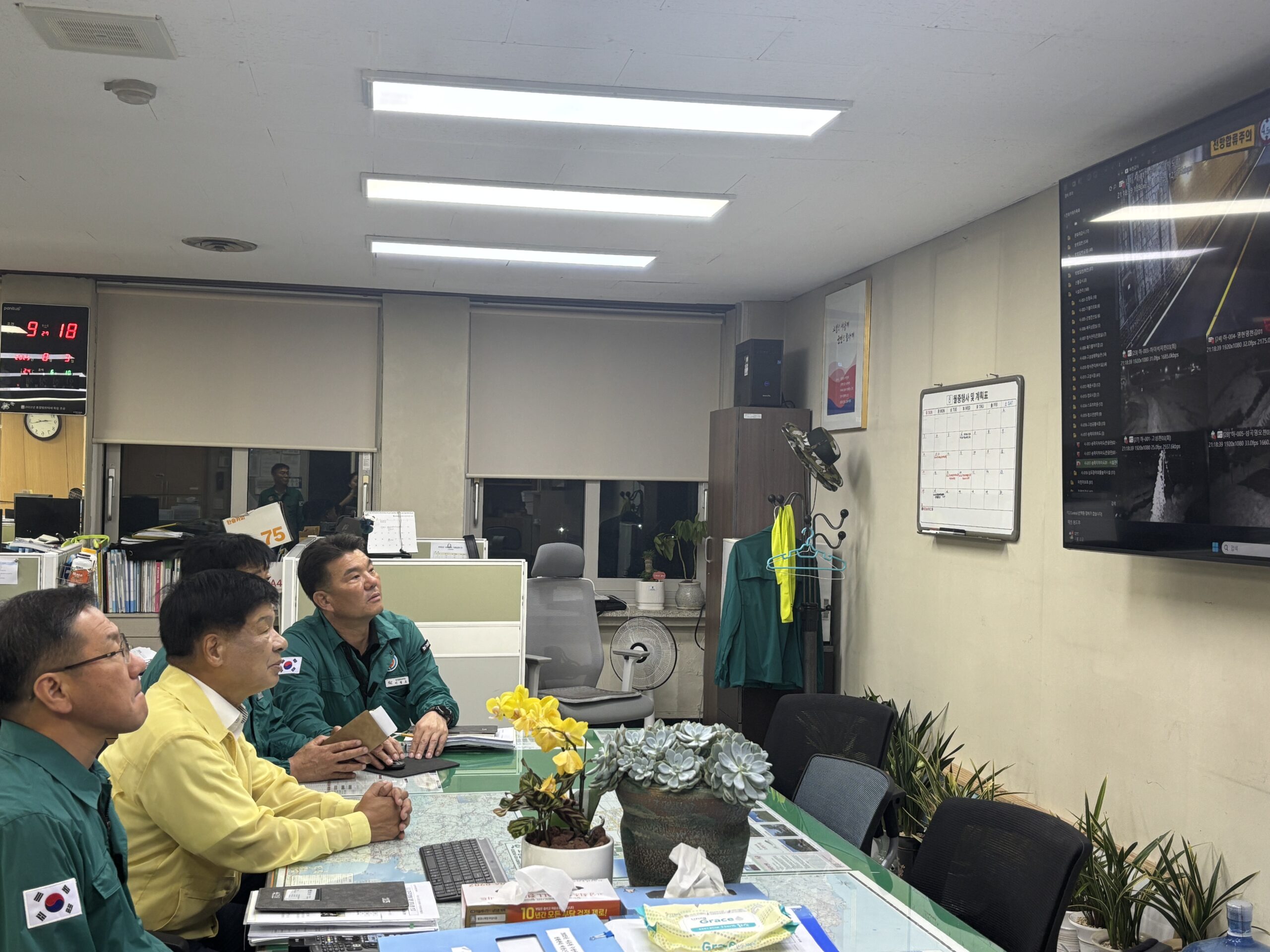 ［동정 ］이상근 고성군수, 집중호우속 재난대응 총력