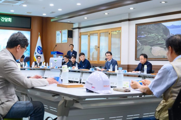 경남 남해군,「청사신축 사업 공사관계자 간담회」개최