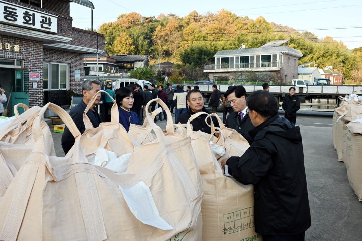 경남 밀양시, 2025년산 공공비축미 건조벼 첫 매입 시작