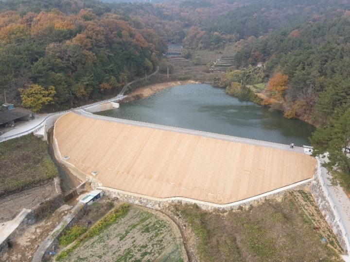 경남 남해군, 고사저수지 개보수공사 준공