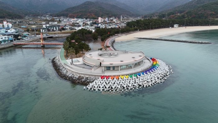 경남 남해군 소재 상주 은모래비치 또 하나의 명소, 해양레저스테이션「은모래마을 카페」오픈