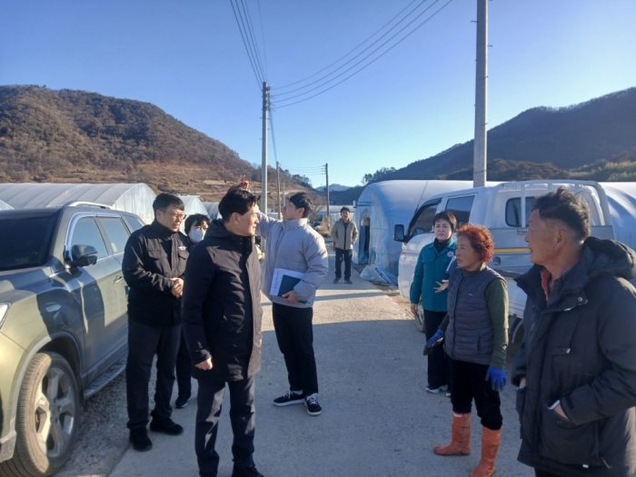 경남 밀양시, 1월 10일「강풍 피해 농가 점검 및 신속 복구」지원