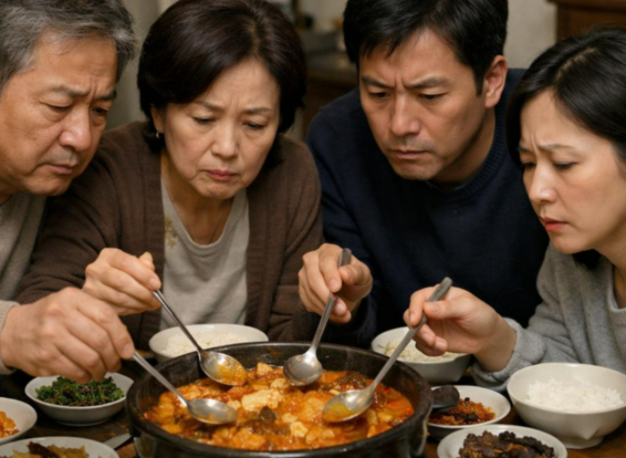 『같이 먹는 찌개에 침묻은 숟가락 푹?』「위암」부르는 습관
