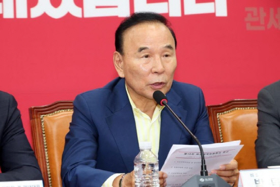 국민의힘,「새 공관위원장에 4선 박덕흠 의원」선임
