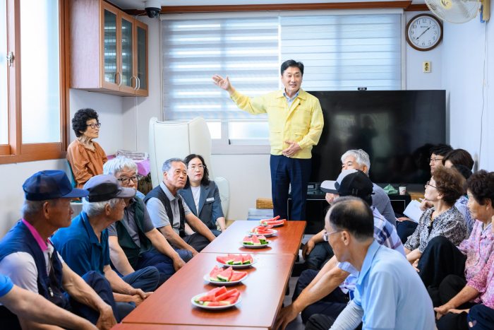［동정］류경환 남해군수,「폭염 대응 무더위쉼터 방문 및 주민의견」청취