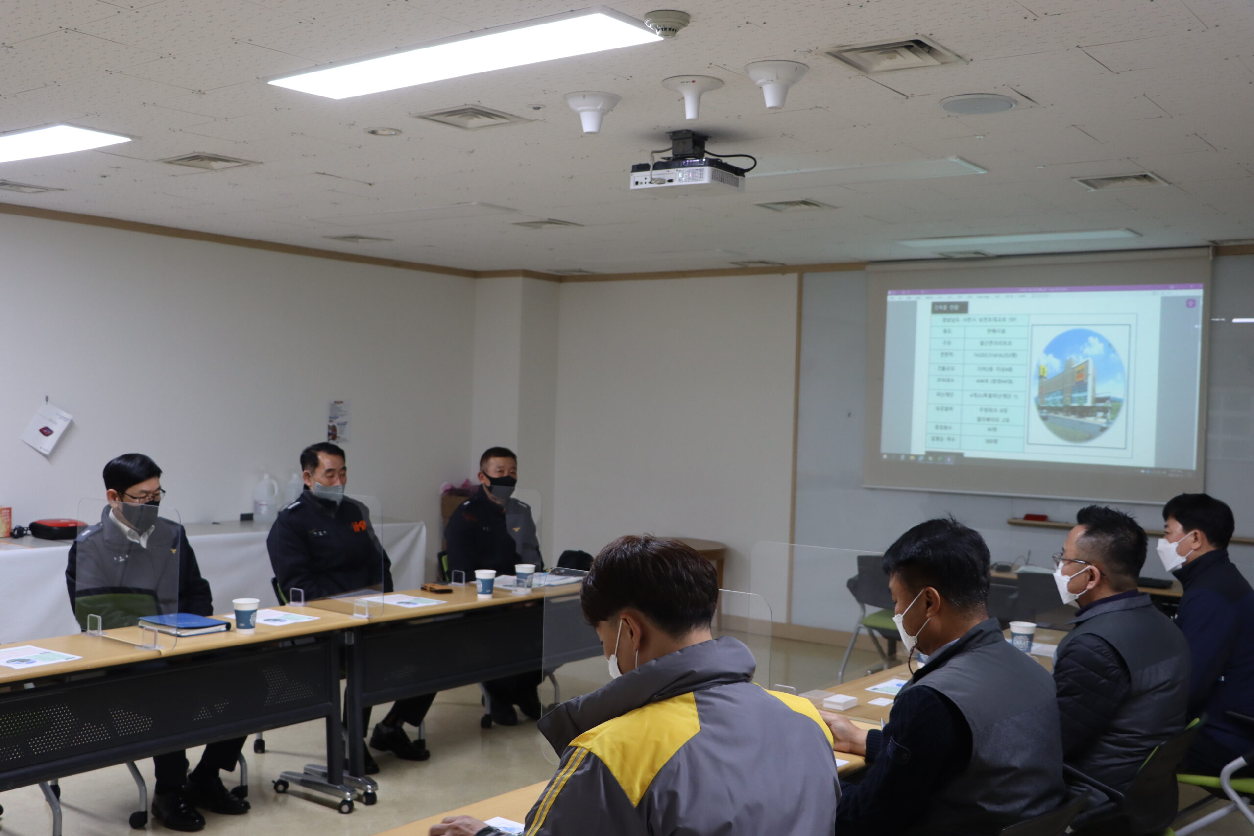 사천소방서, 설 연휴 대비 다중이용시설 현장지도