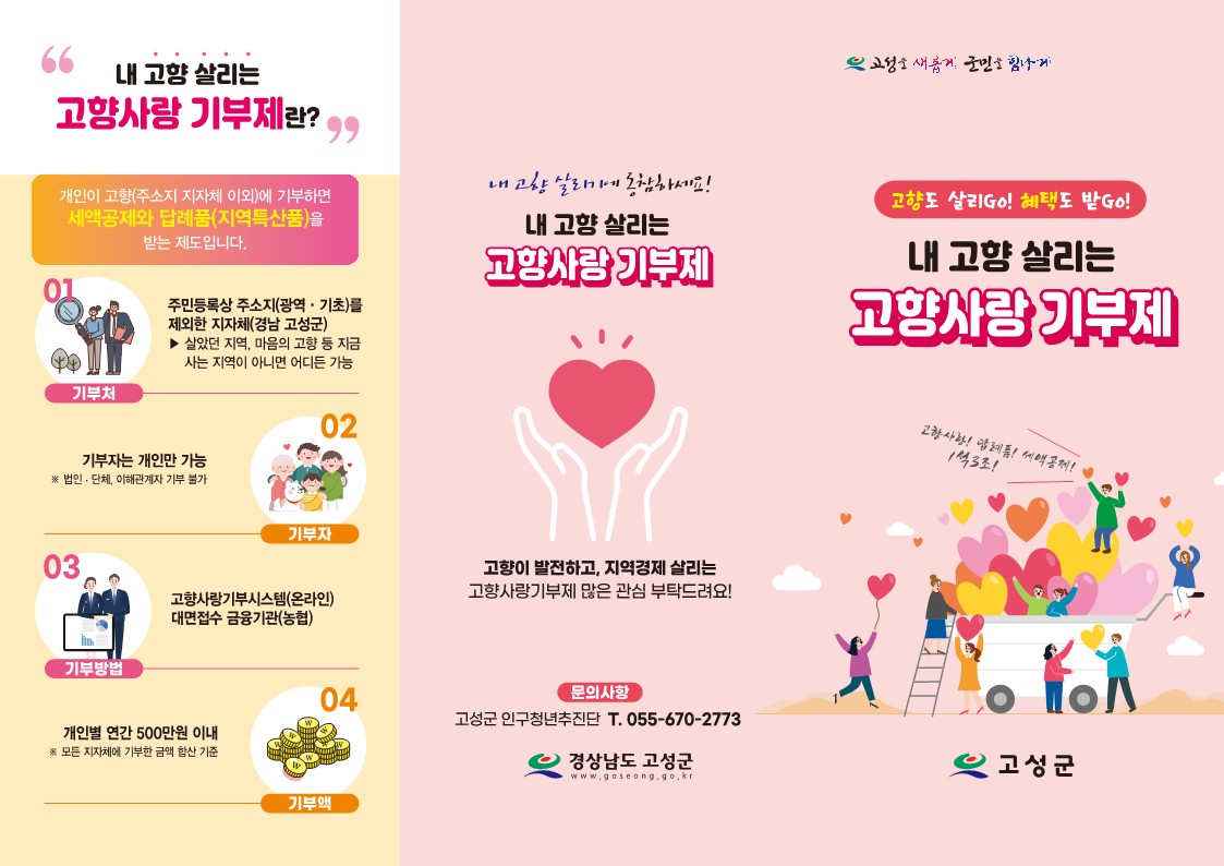 경남 고성군「고향사랑기부제」, 열띤 순항 중!
