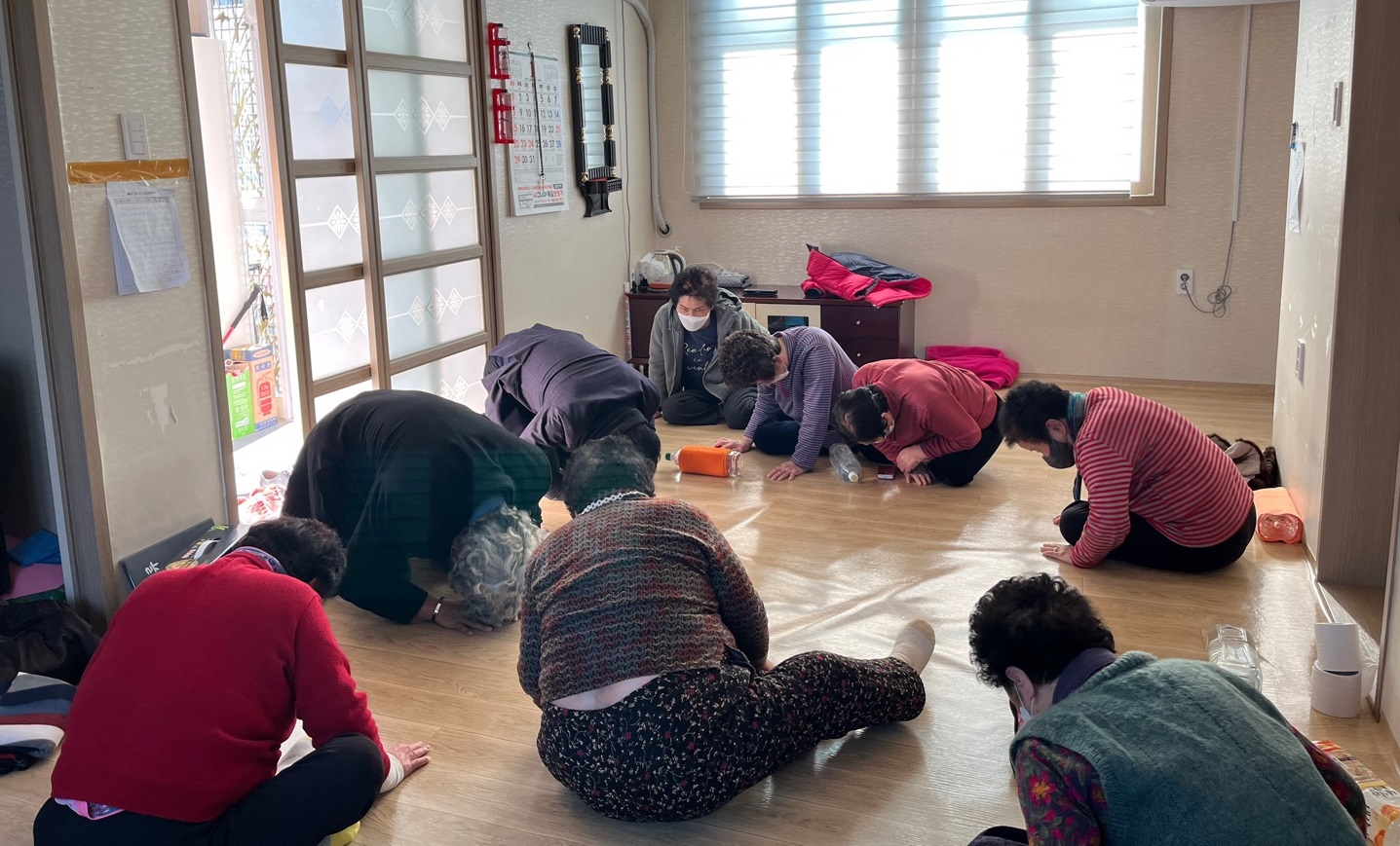 경남 밀양시 각 행정복지센터「경로당 찾아 세배 인사」