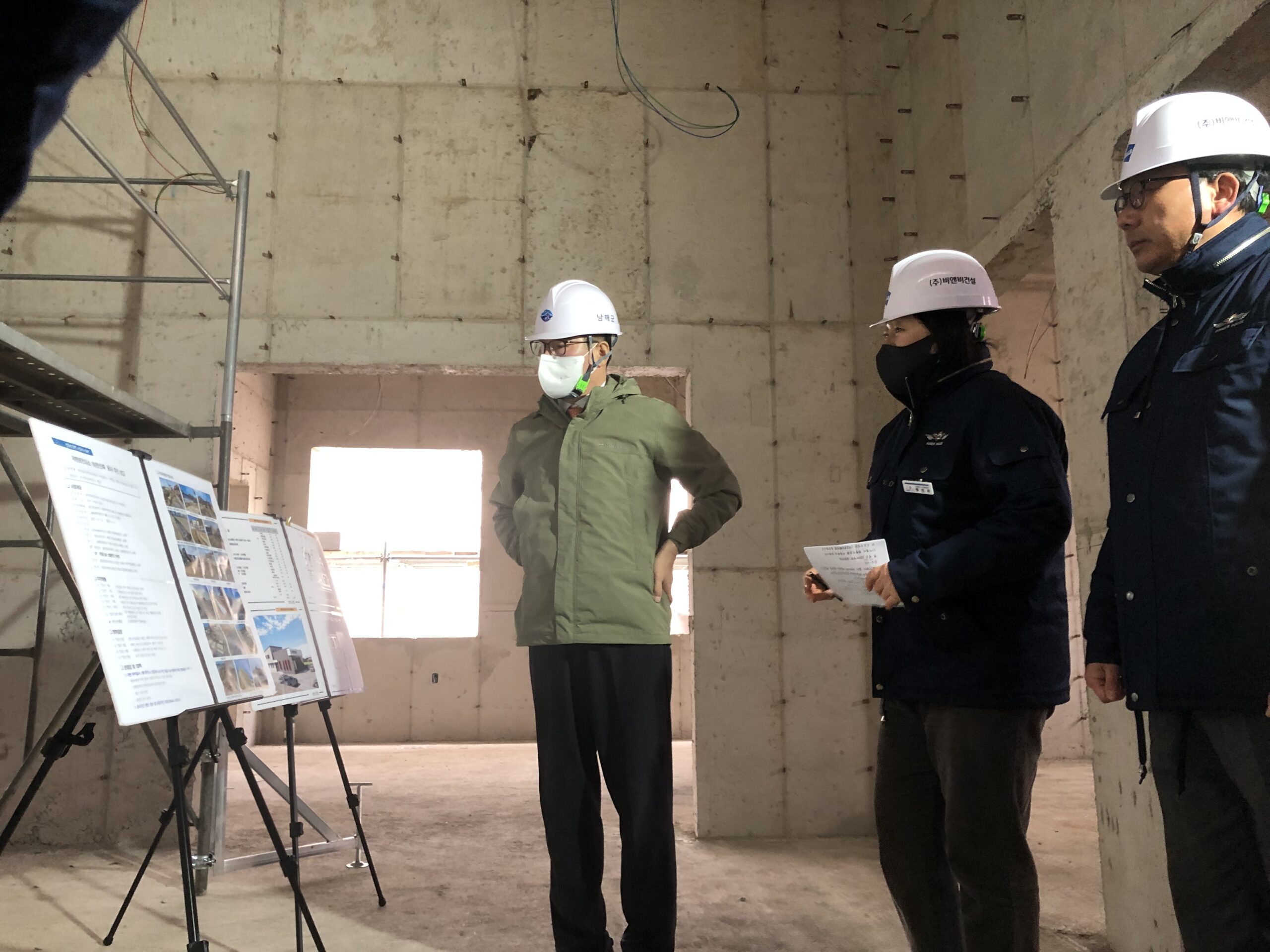 ［동정］장충남 남해군수 「서면보건지소 이전신축 공사」현장 점검