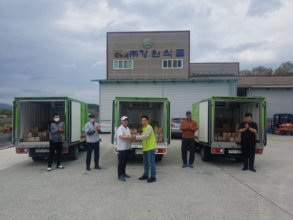 경남 창녕 소재 (주)강원식품, 1,600만 상당(5,300인분) 냉면 기부