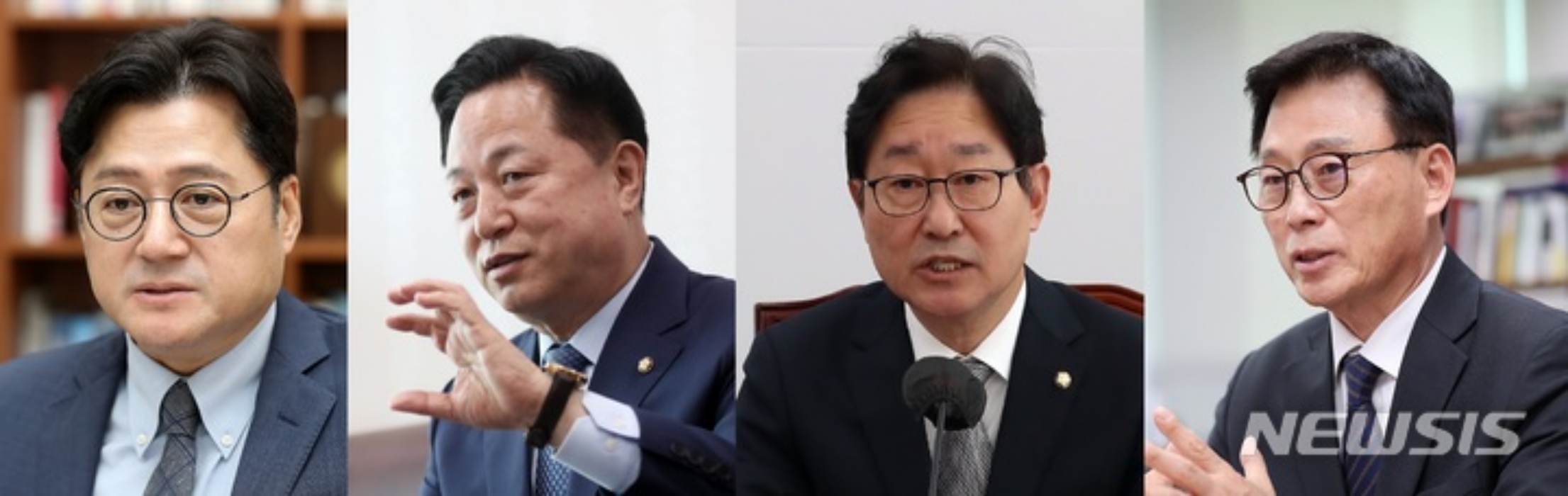 민주, 오늘 원내대표 선출…홍익표·박광온「2강」