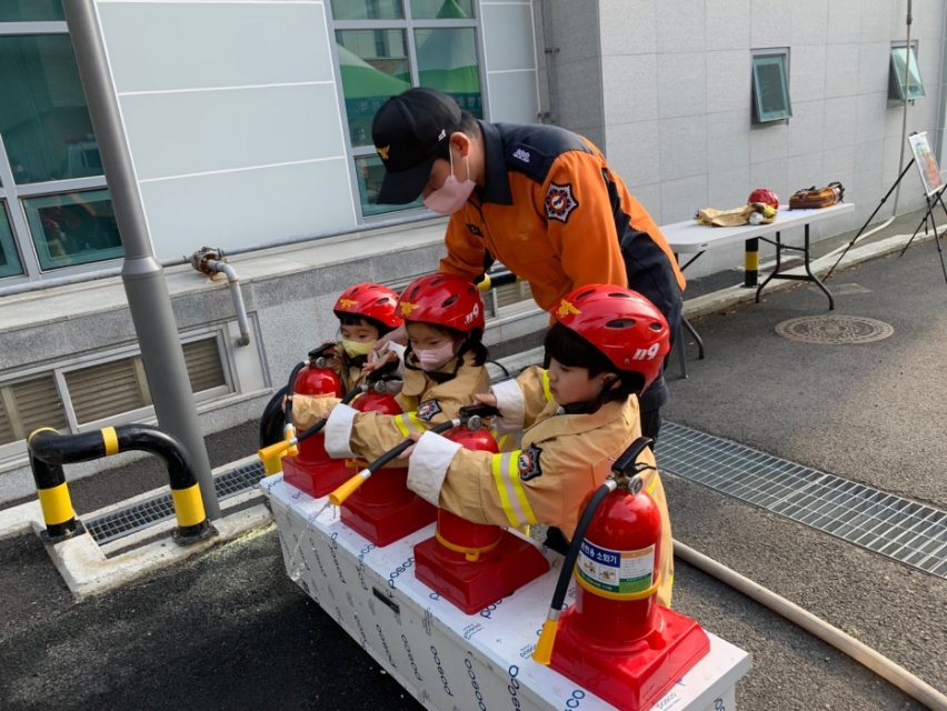 사천소방서, 가족 안전 119체험행사 운영