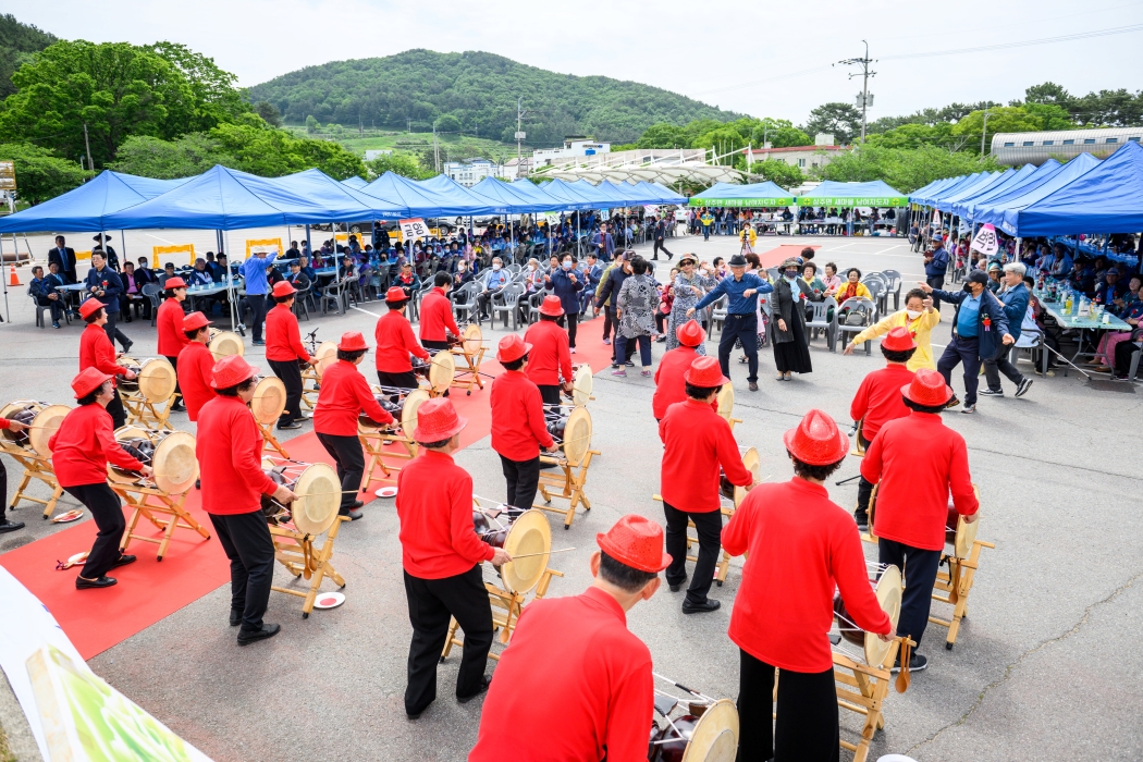 경남 남해군 상주면 새마을 「제5회 상주면 합동 경로위안잔치」개최
