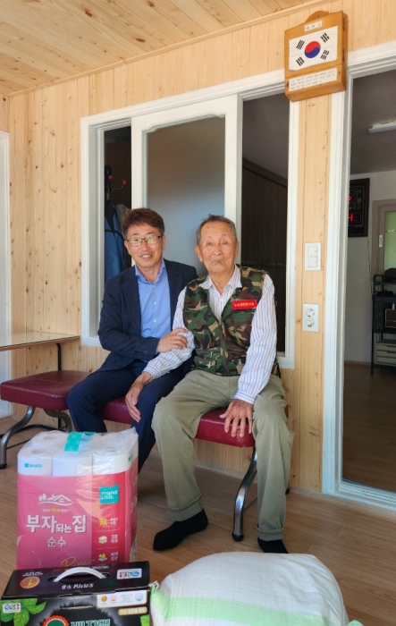 경남 남해군 상주면, 6.25참전유공자 존경과 감사의 위문품 전달