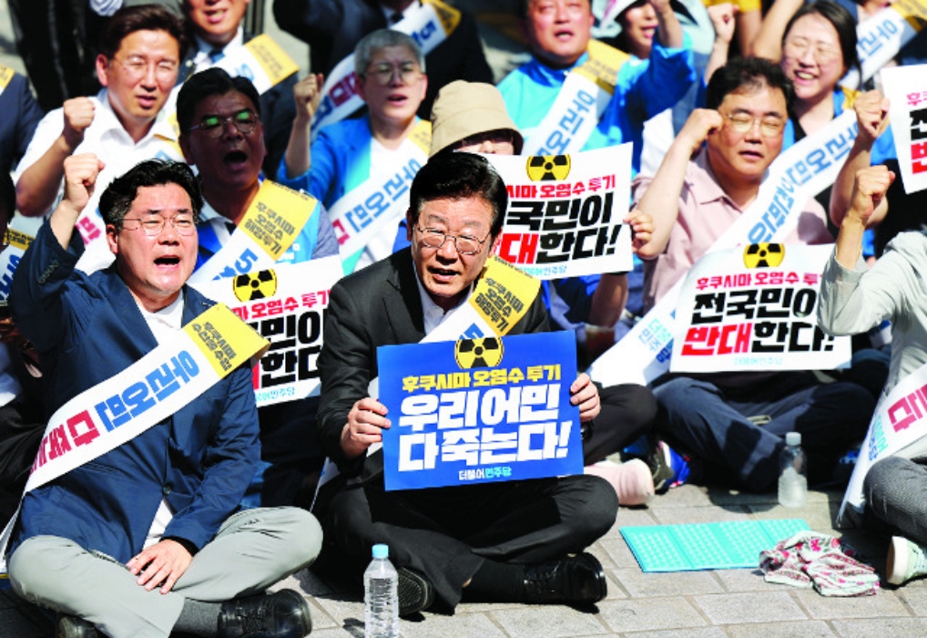 민주, 후쿠시마 오염수 계기「장외투쟁」본격 시동