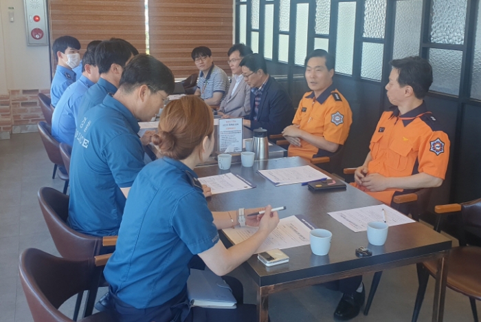 사천소방서, 유관기관 공동대응 간담회 개최