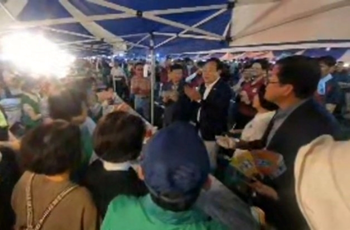 천영기 통영시장, “누굴 도와줘야 되죠?” 공직선거법 위반 의혹