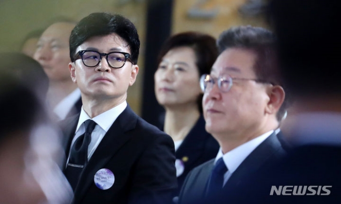 차기대권 이재명 19%·한동훈 12%…총선 야 지지 50% 여 지지 37%[한국갤럽]