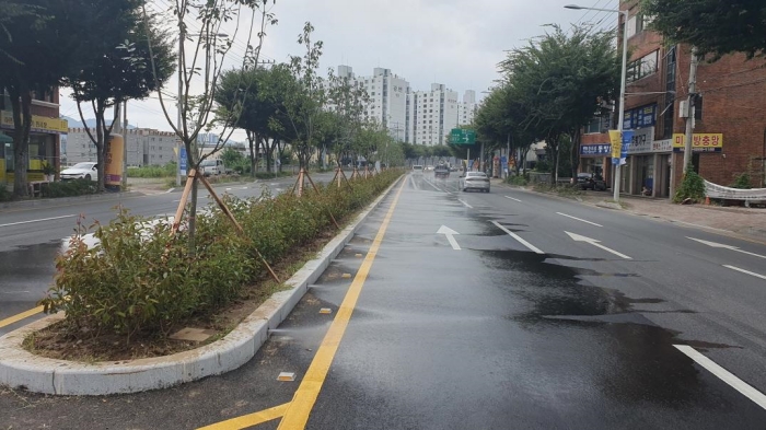 경남 밀양시, 쿨링로드 가동으로 무더위와 미세먼지에서 탈출