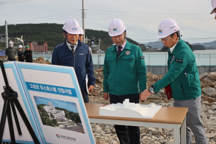 ［동정］이상근 고성군수, 「고성군 유스호스텔 건립사업 현장 점검」