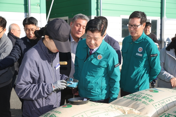 경남 고성군, 공공비축미곡 건조벼 매입 시작