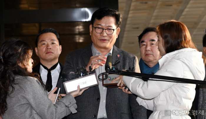 「욕설·고성」 송영길 검찰 소환조사…『尹부터 털어라』 vs 『자수해라』