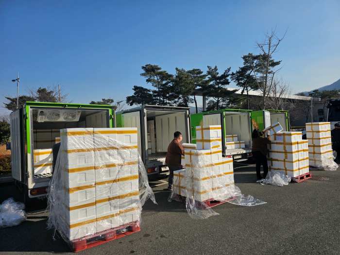 경상남도광역기부식품등지원센터,「농협재단」냉동도시락(7톤 상당) 경남도 내 취약계층에 전달