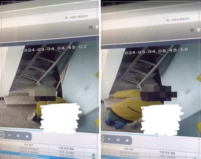 남의 가게 앞 소변보고 걸레로 「쓱」…『대박징조?』 긍정 끝판왕 사장님